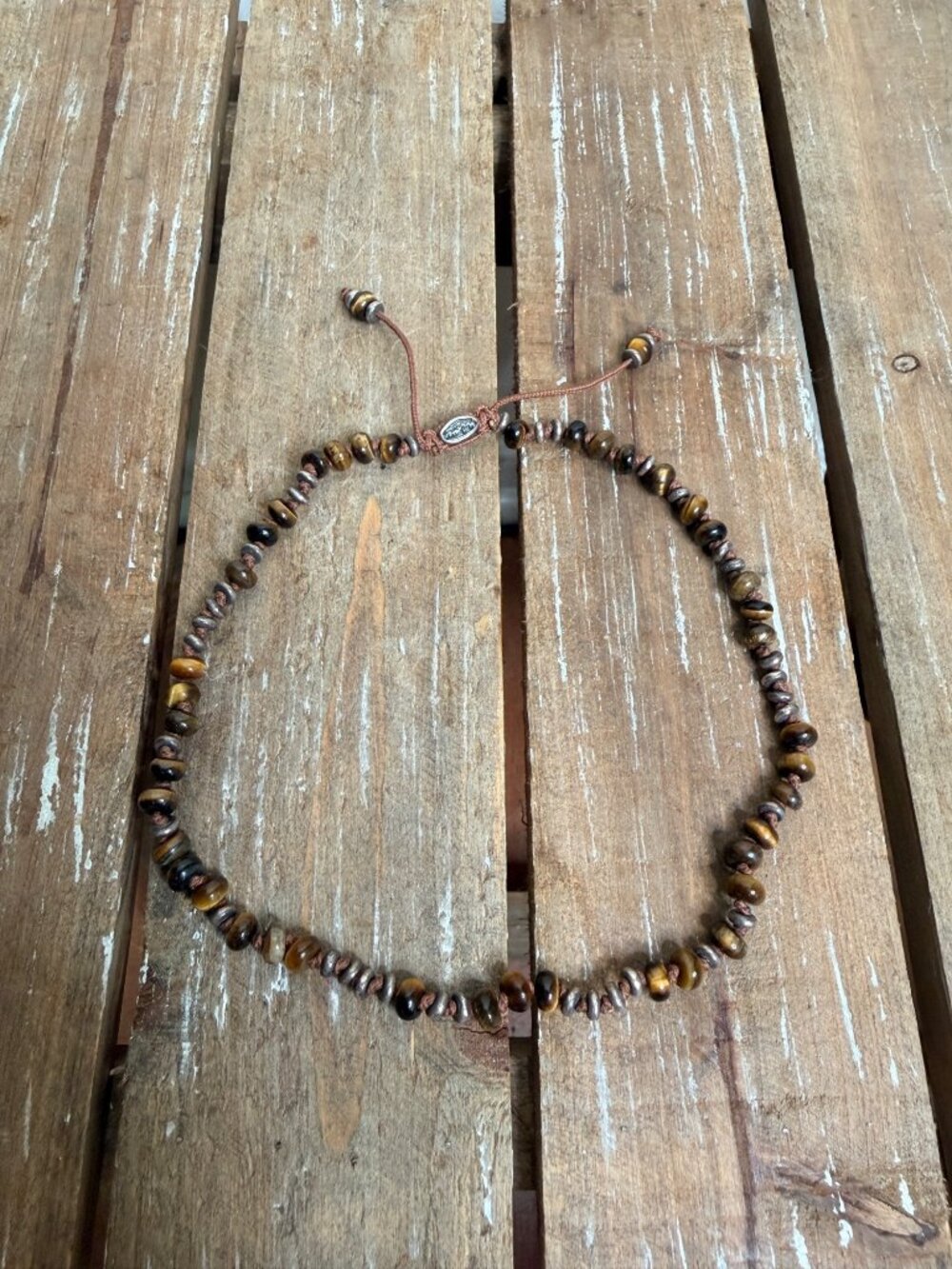 M.Cohen Tiger’s Eye .925 Sterling Silver Multi-Wrap Necklace / Bracelet